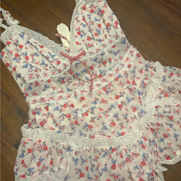 NWT for love and lemons floral slip dress - Picture 4 of 16